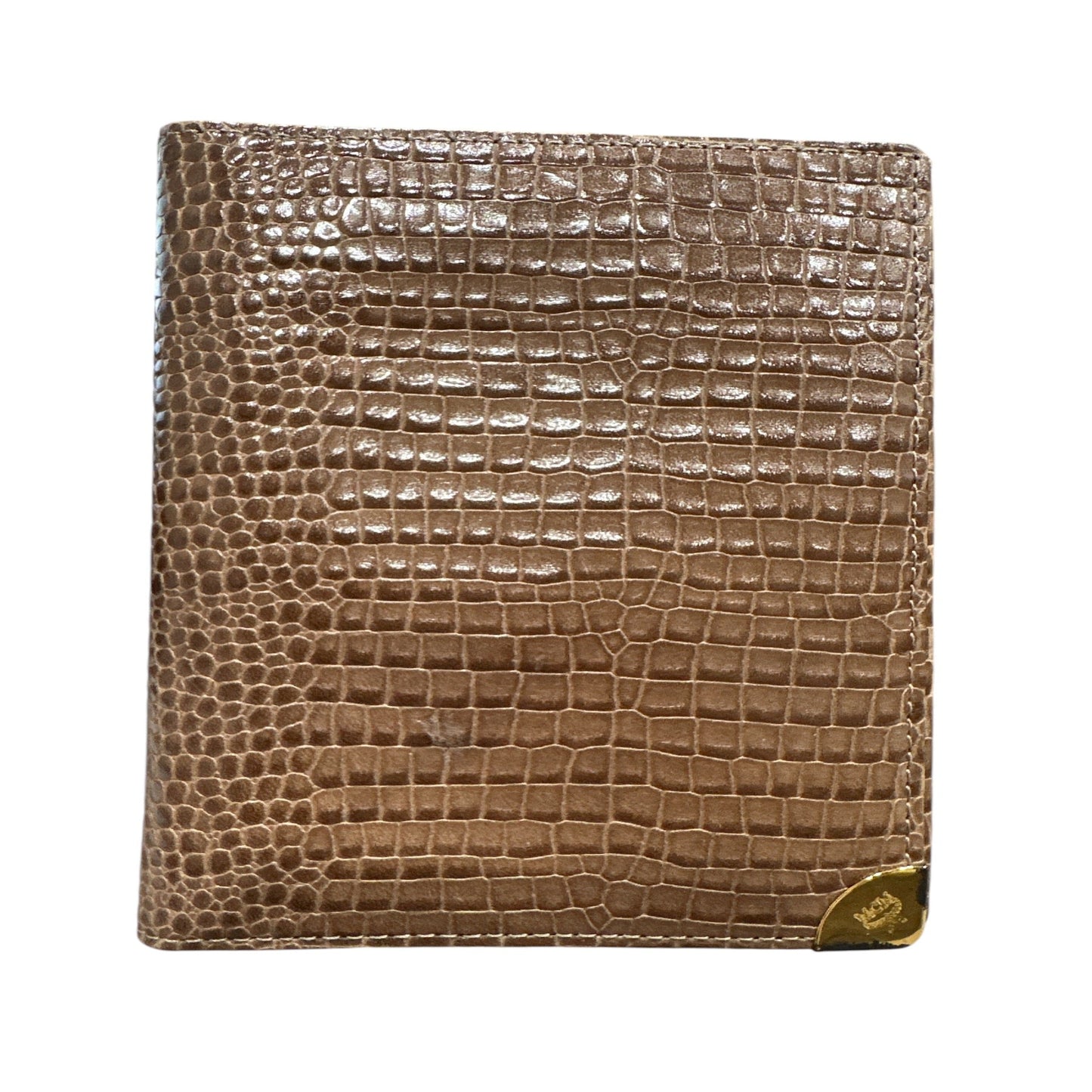 MCM Croc Embossed Wallet - Clairely Amazing