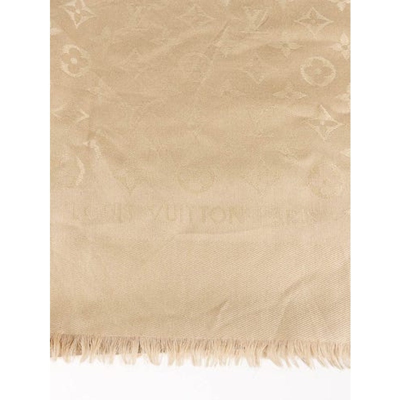 LOUIS VUITTON Dune Monogram Silk/Wool Shawl