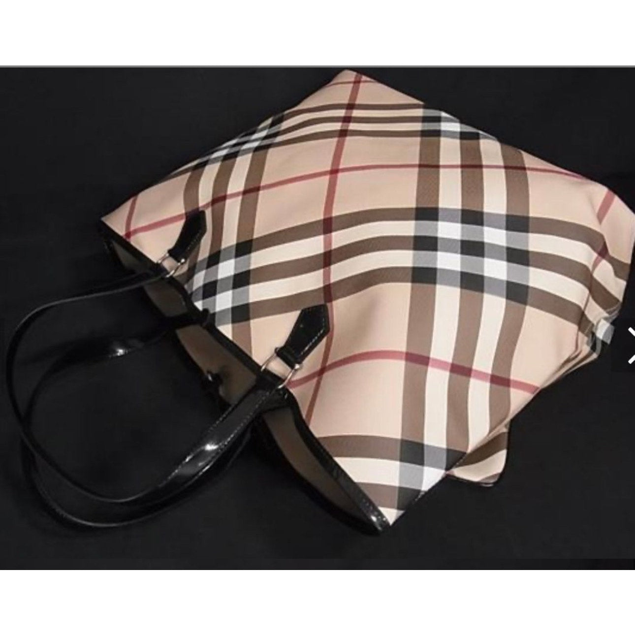 Burberry Check Pattern Tote