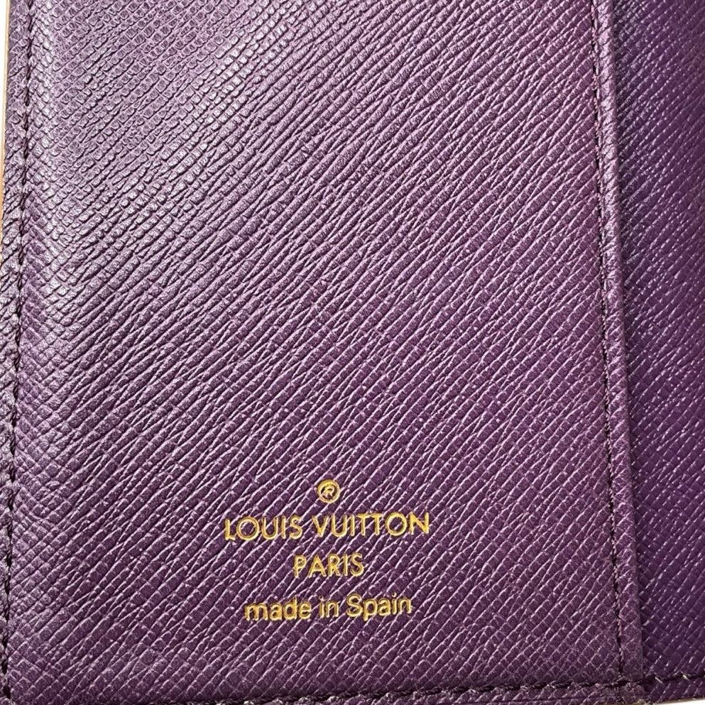 Louis Vuitton Yellow Agenda Wallet