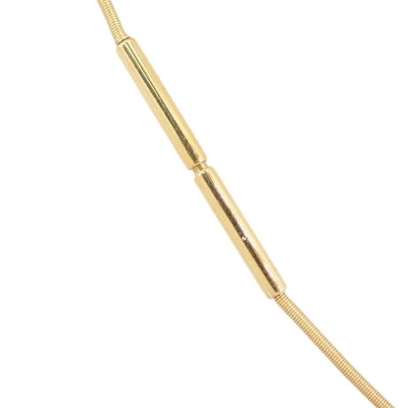 Hermes Orange Gold Necklace