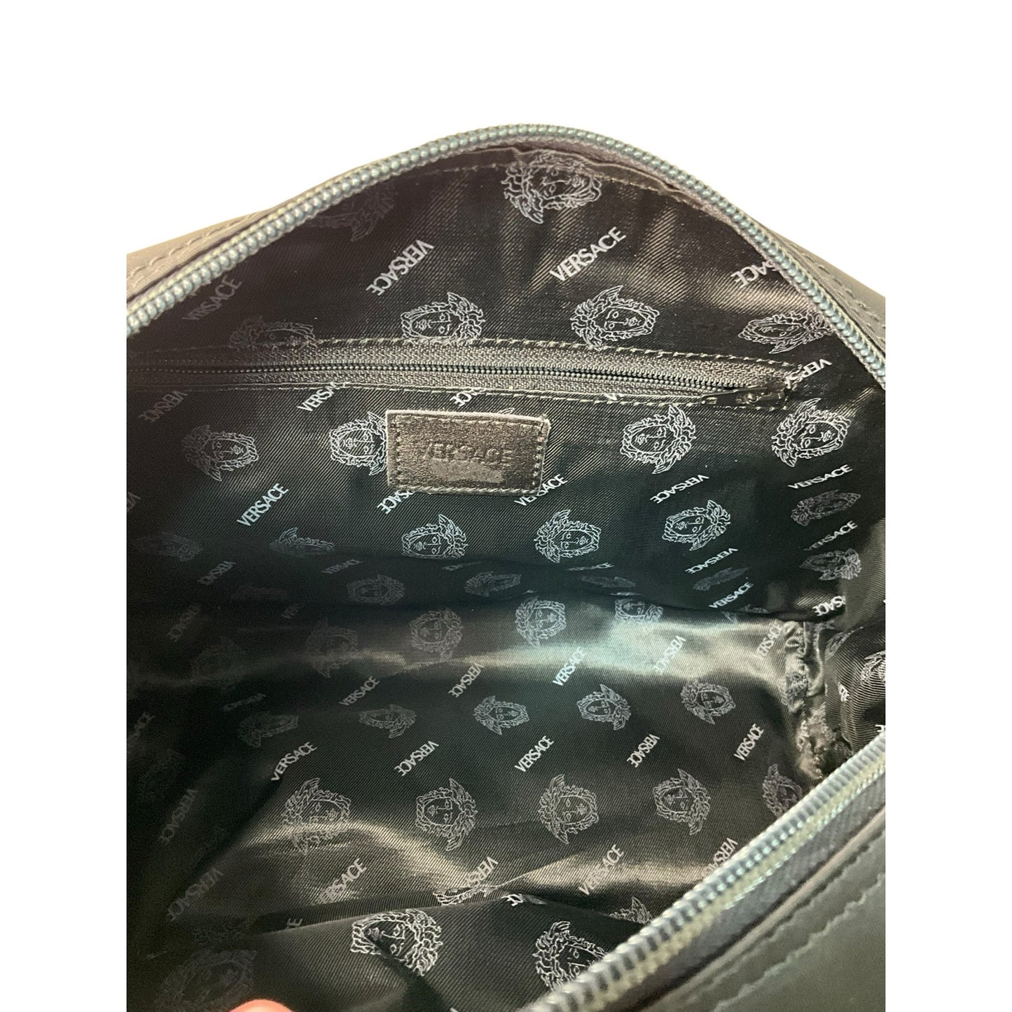 Versace Black Pouch Bag
