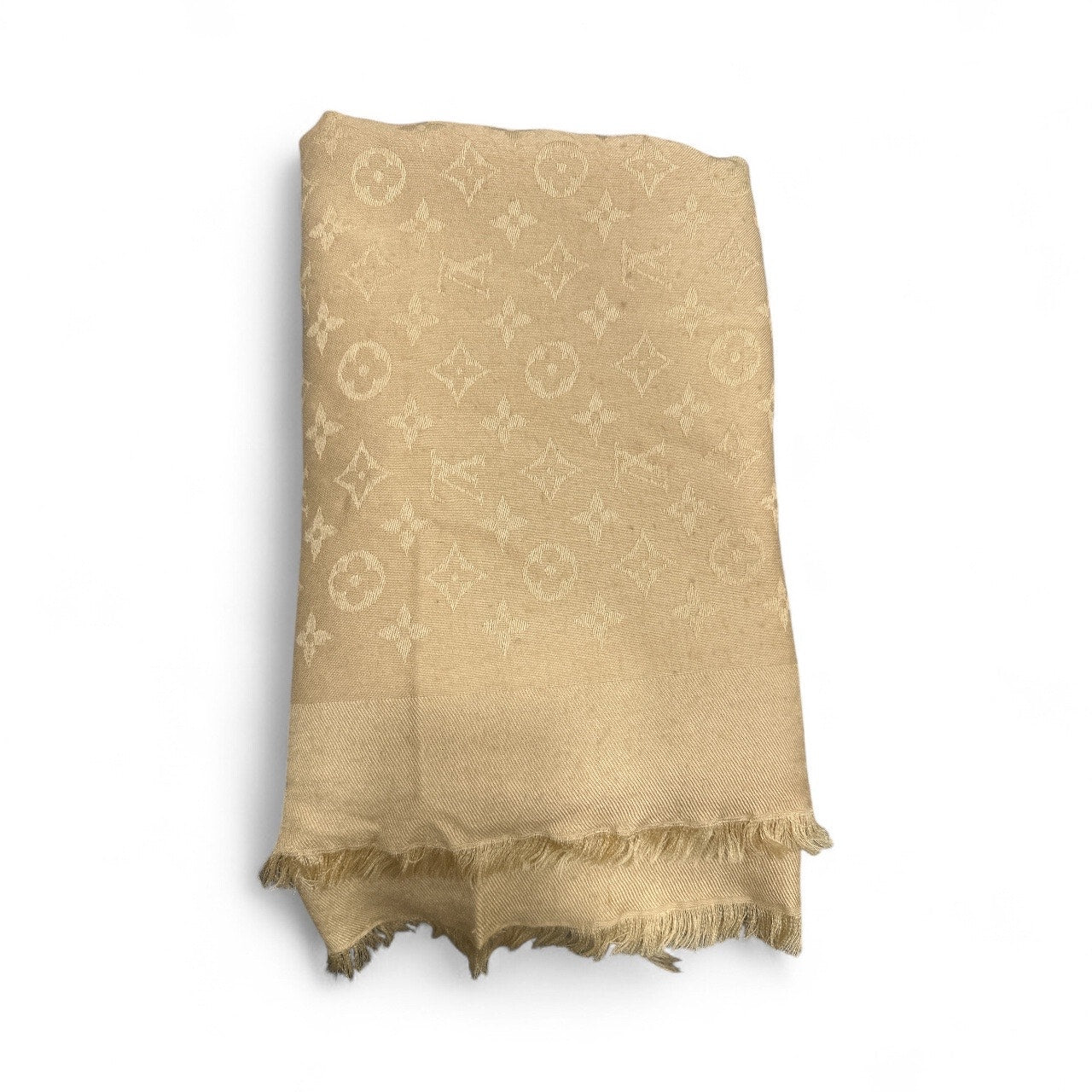 LOUIS VUITTON Dune Monogram Silk/Wool Shawl