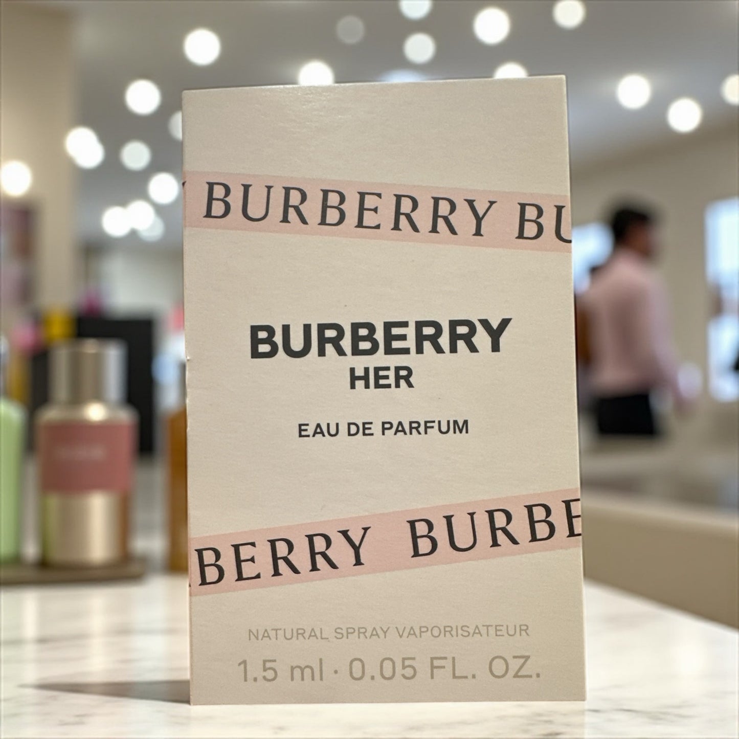 Burberry Her Eau de Parfum Vial Sample (1.5 ml / 0.05 fl oz) - Authentic