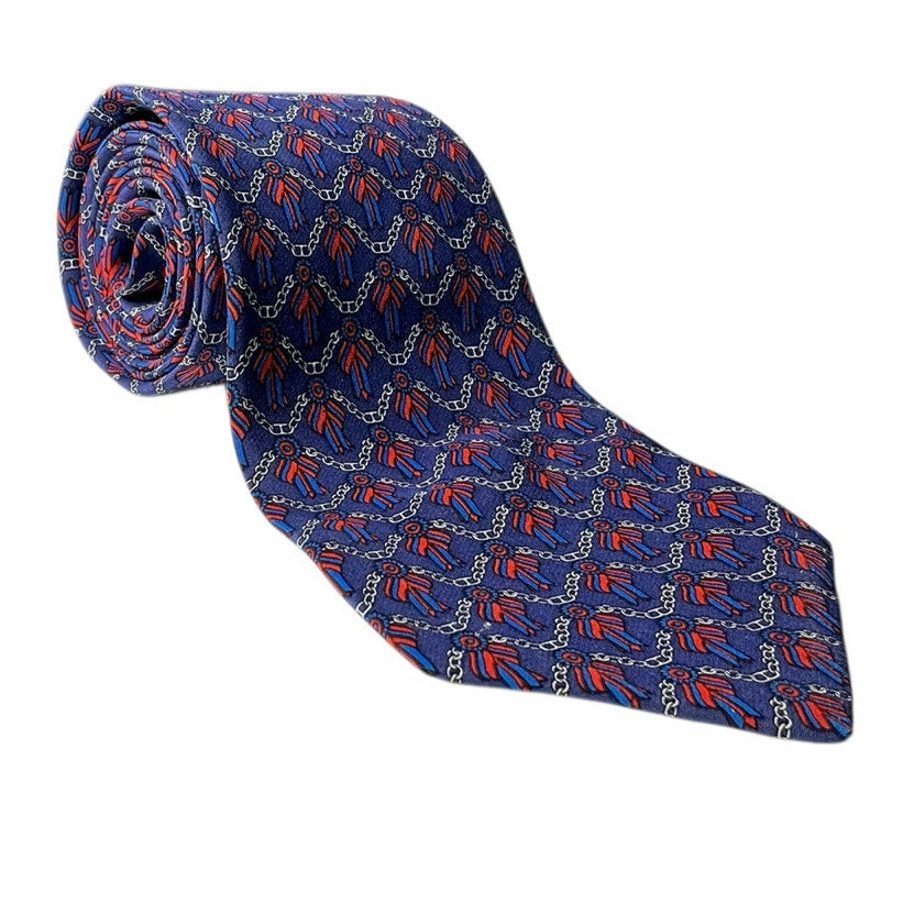 Elegant Hermes Silk Tie