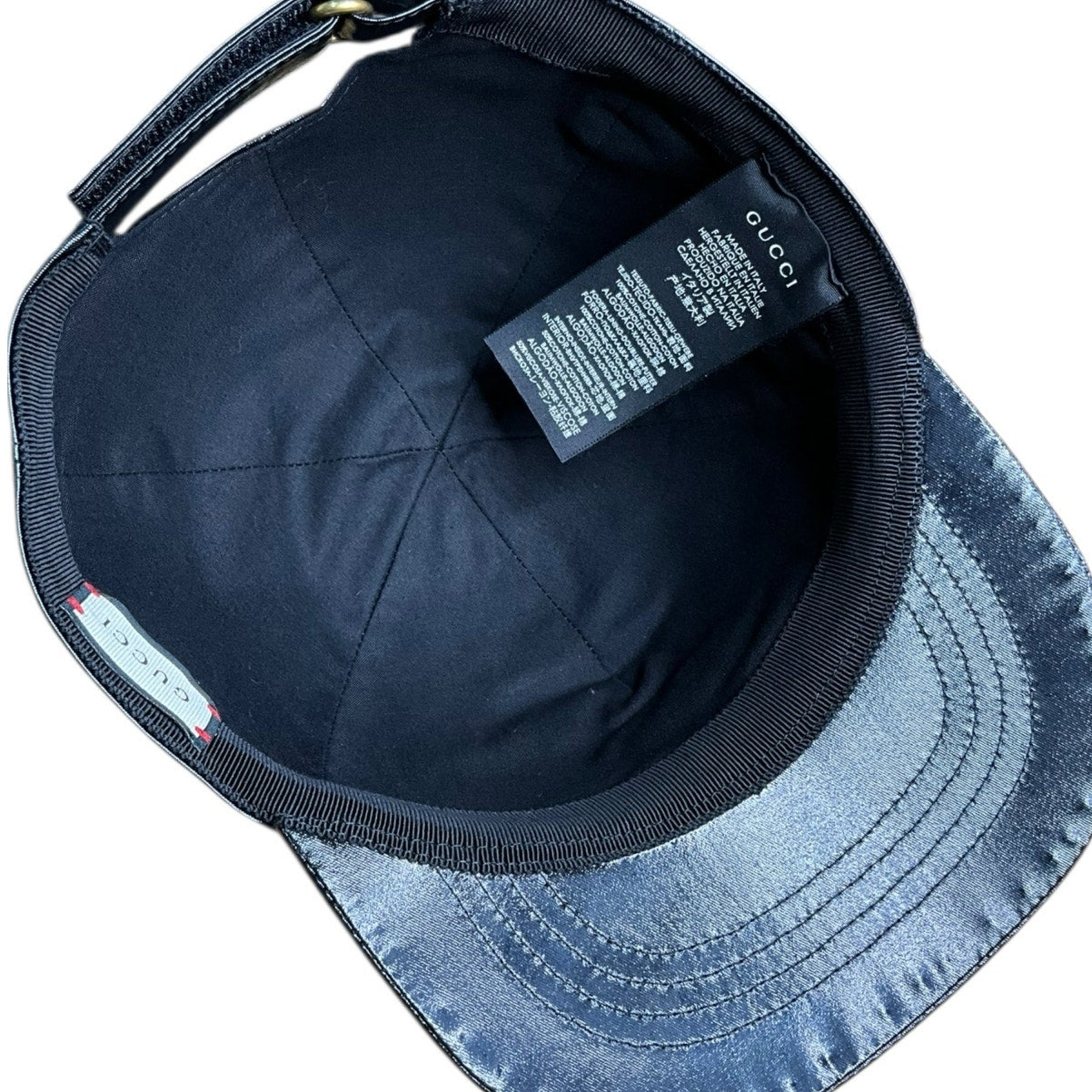 Gucci Montecarlo Rap Baseball Cap Black