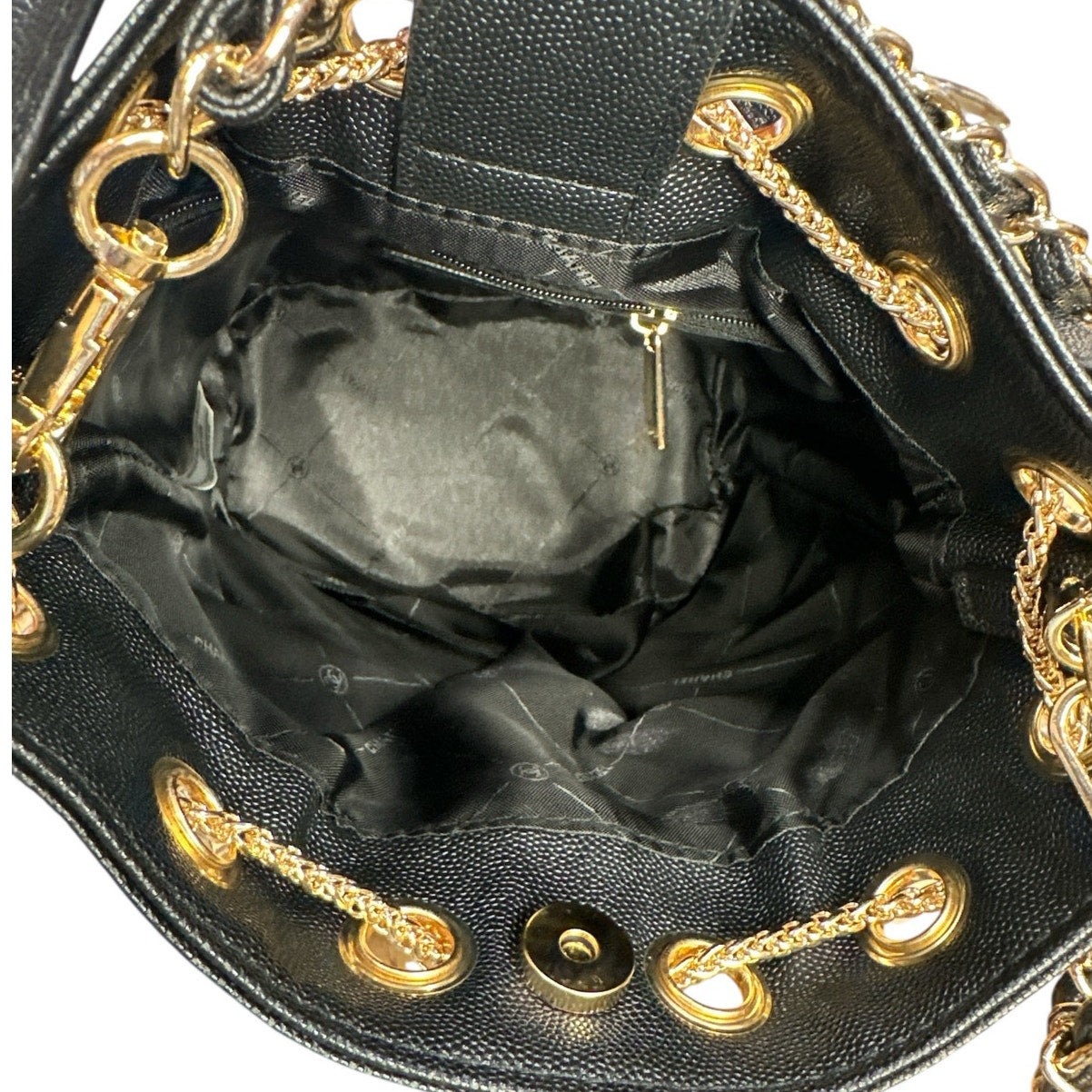 Chanel Makeup Line Bucket Quilted Mini Bucket Bag