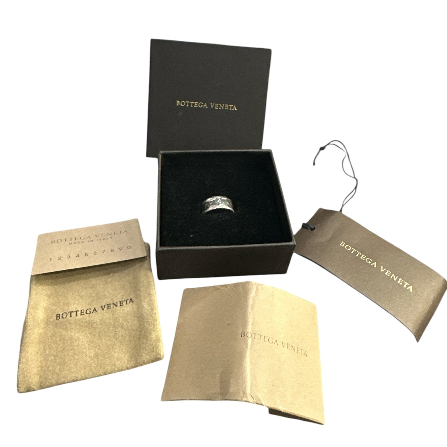 Bottega Veneta Silver Ring - Clairely Amazing