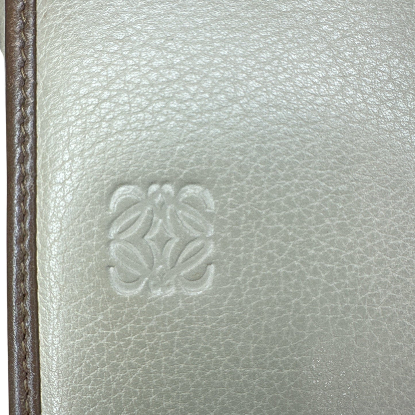 LOEWE Beige/Brown Continental Bi-fold Wallet - Clairely Amazing