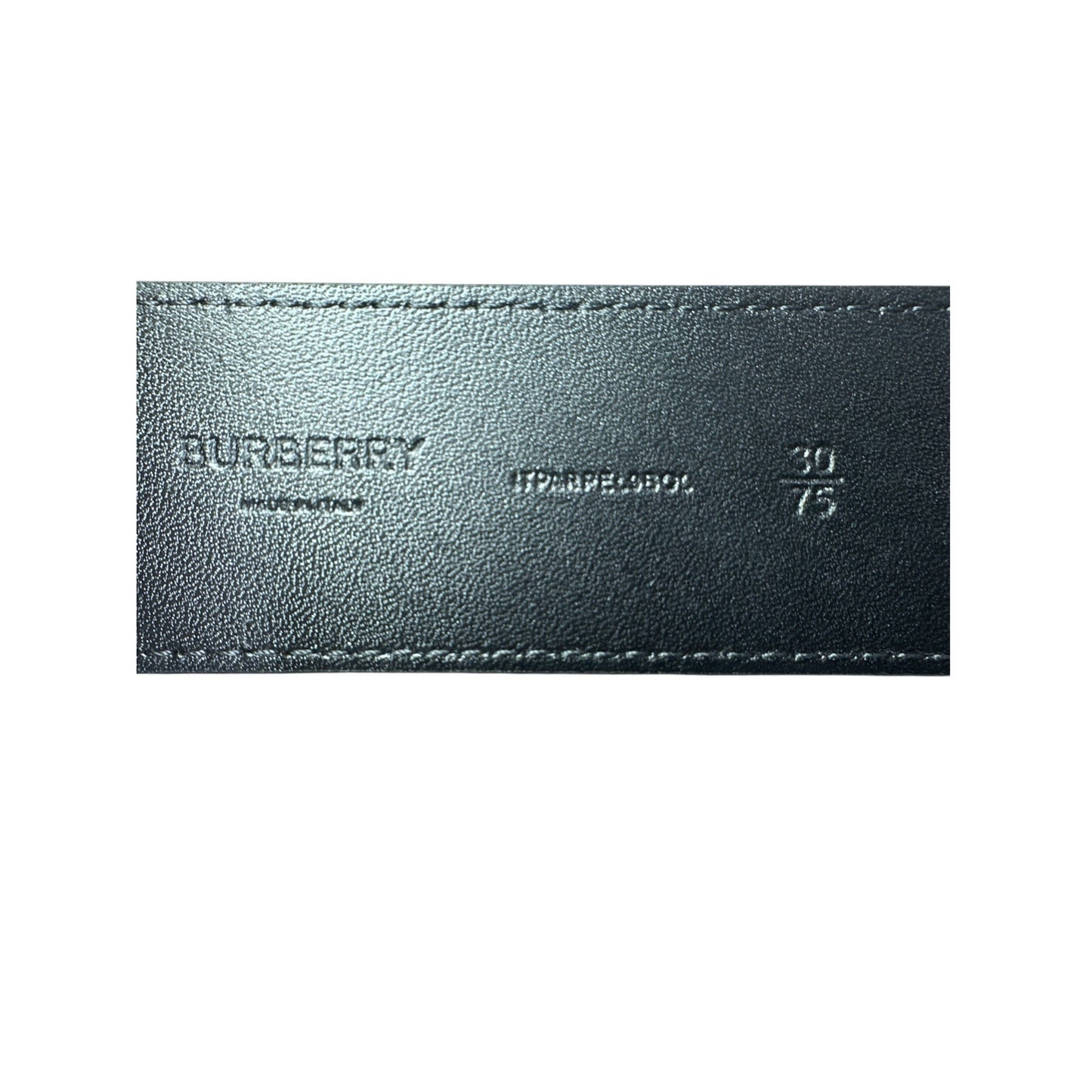 Burberry Check Charcoal Belt