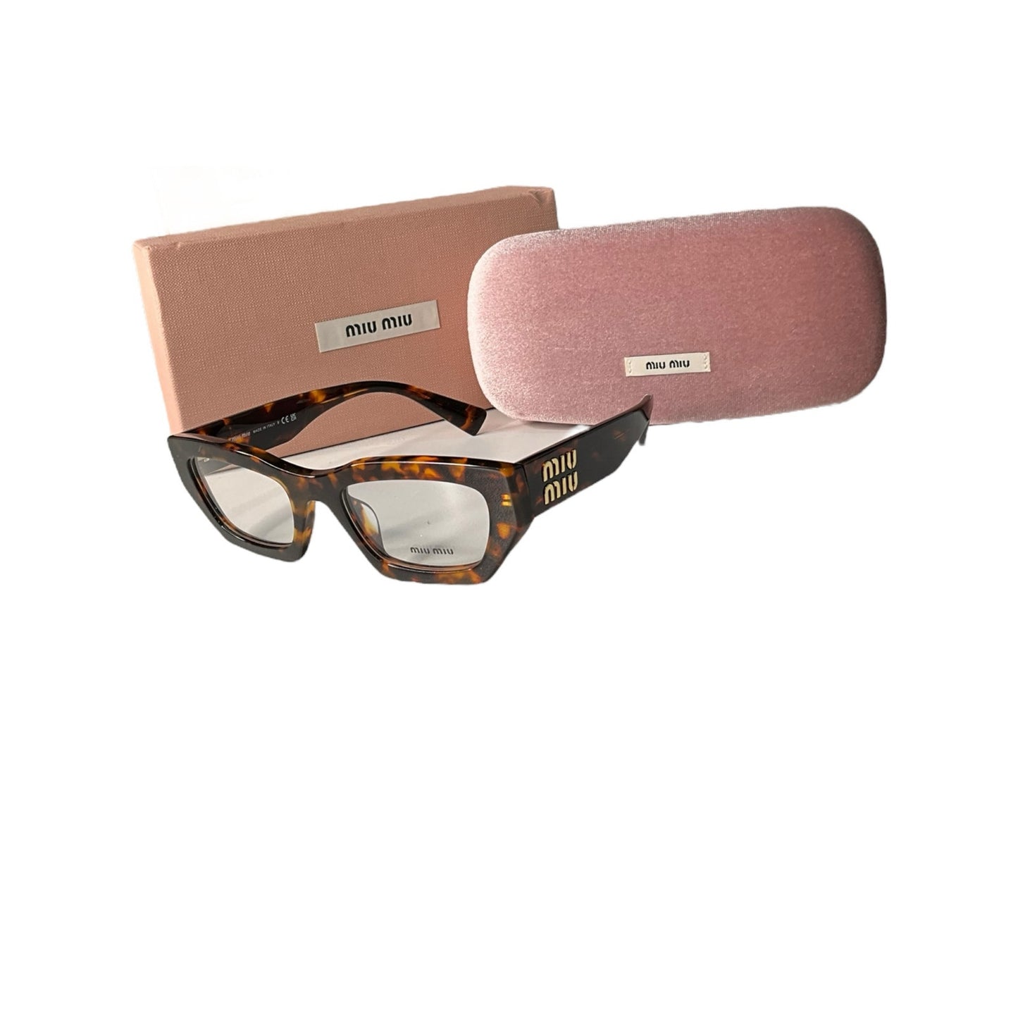 Miu Miu Tortoise Women Eye Glasses 03XV
