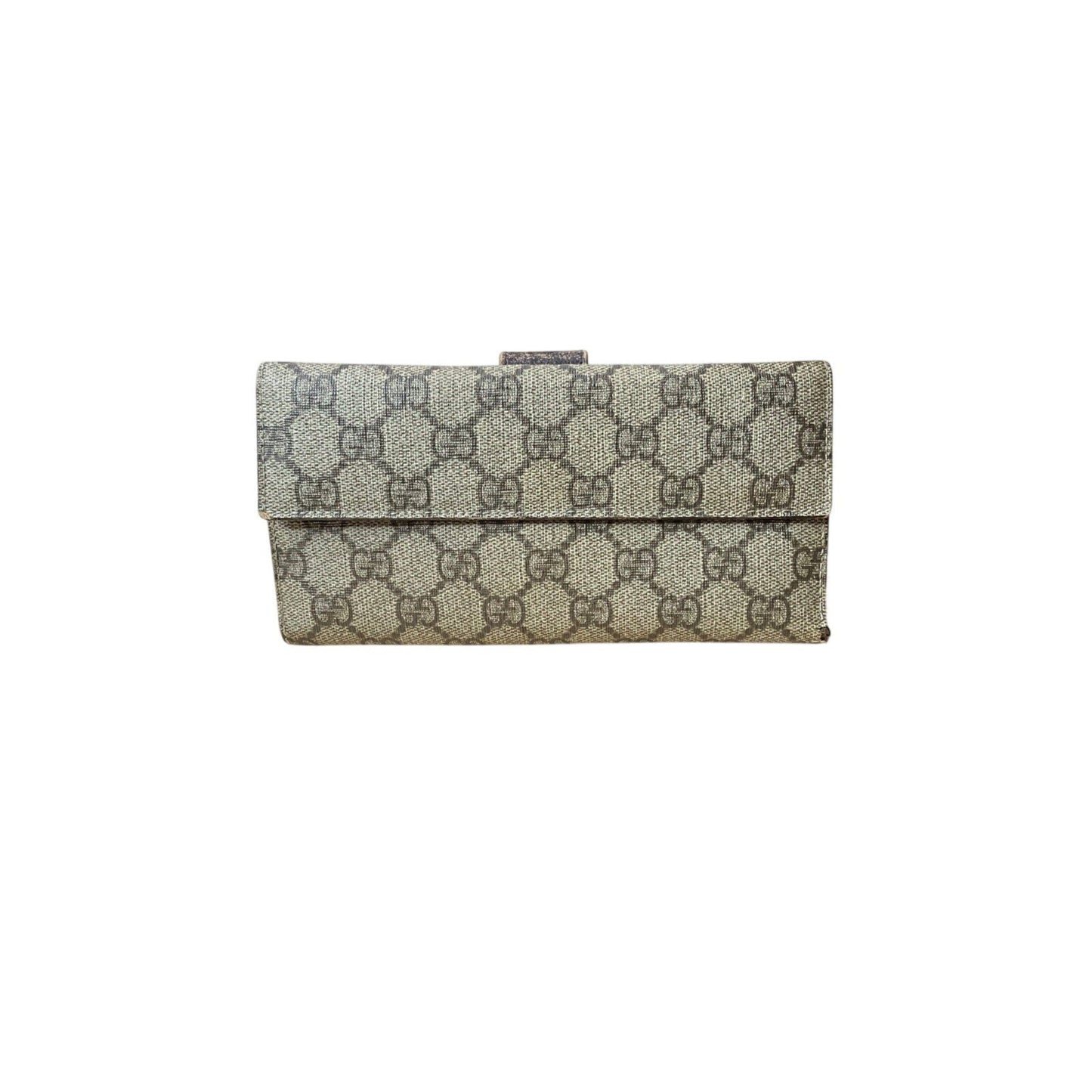 Designer wallet with pattern on a white background
