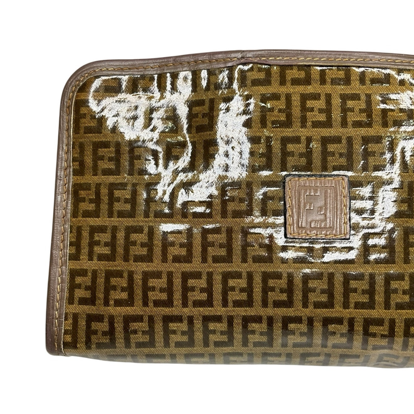 Fendi Zucca Clutch Toiletry Pouch