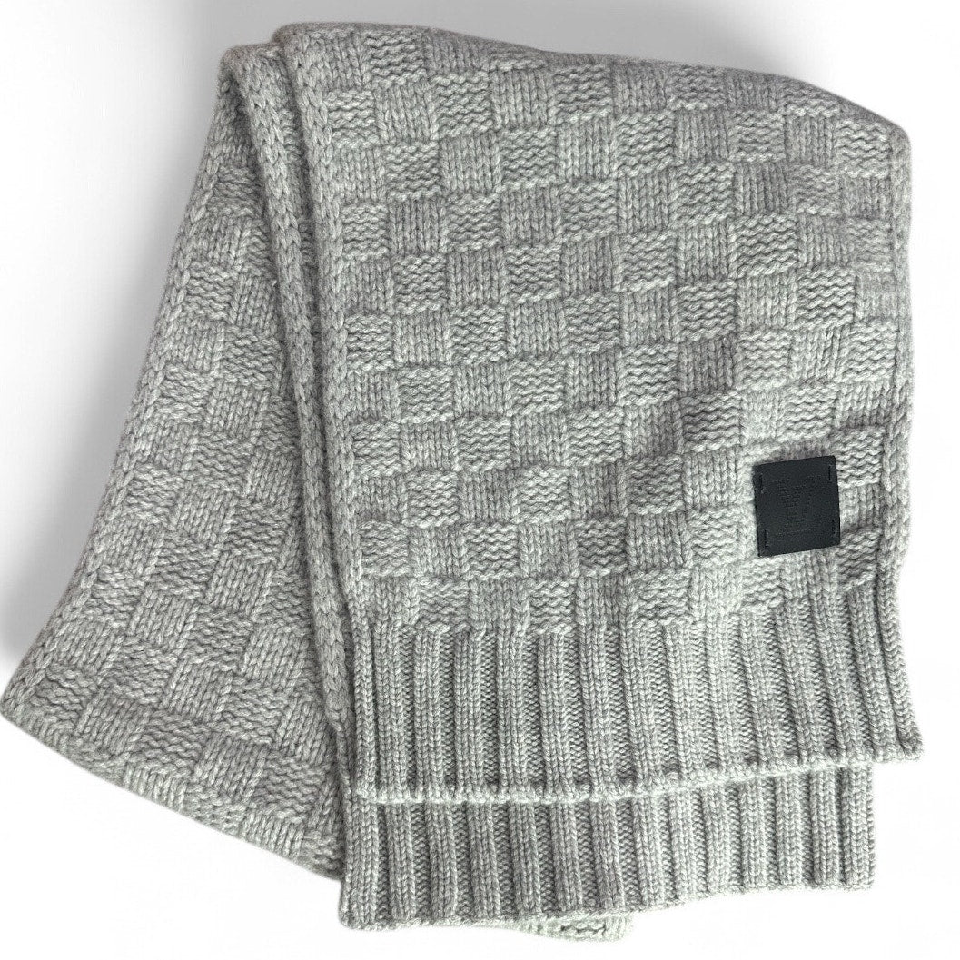 LOUIS VUITTON Escharp Helsinki Cashmere Muffler M74420 Gricle