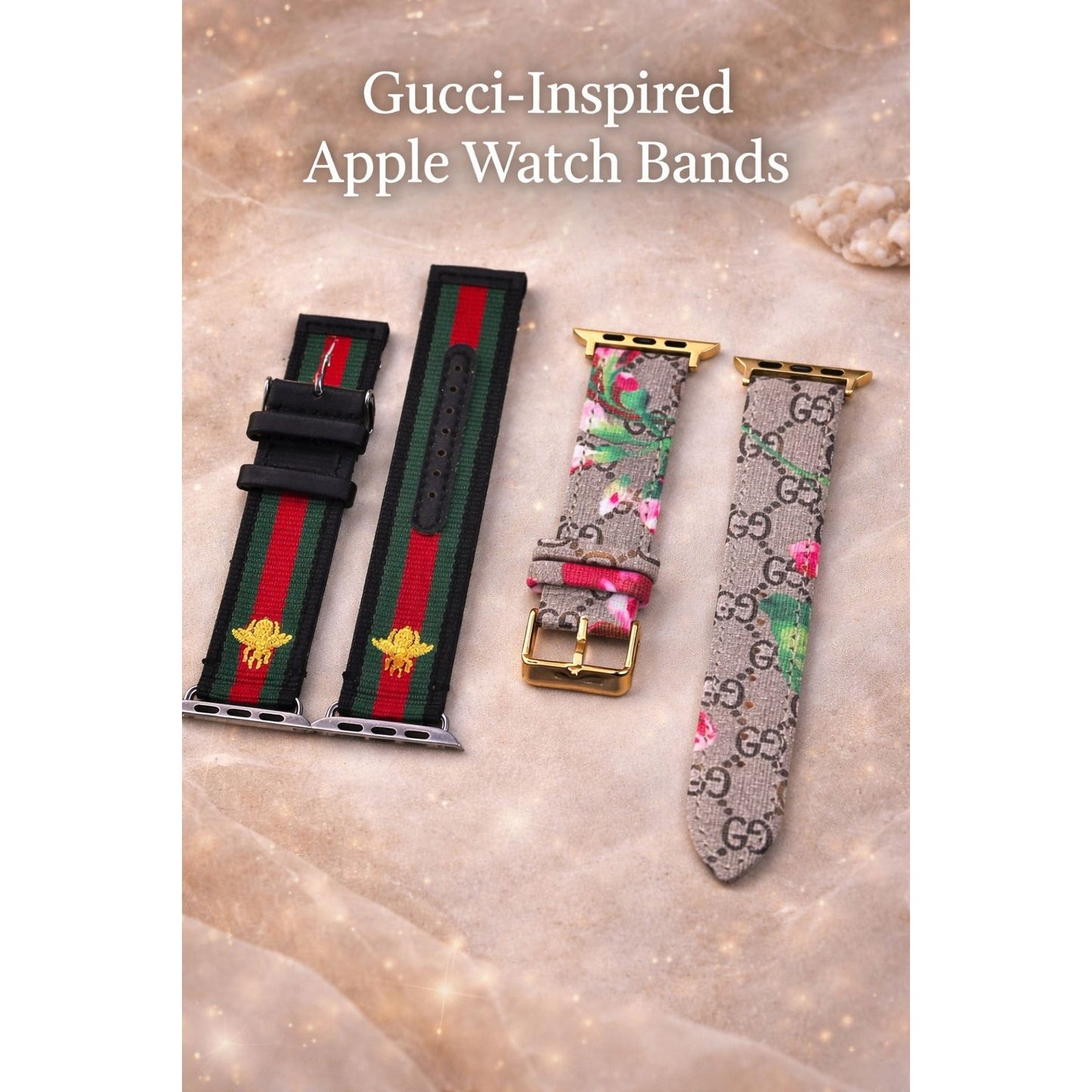Apple Watch Bands – Bee Stripe & Floral Styles