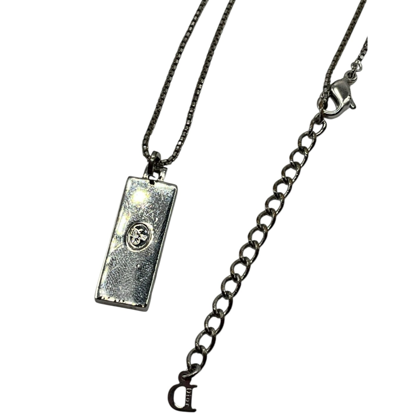 Dior Light Blue Trotter Necklace