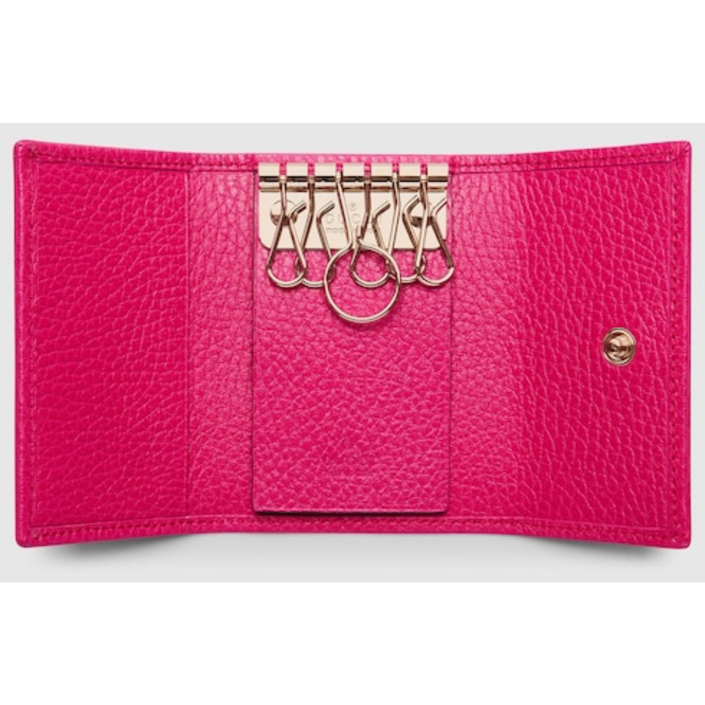 GUCCI GG Marmont Key Case Leather Pink 6 key Loops
