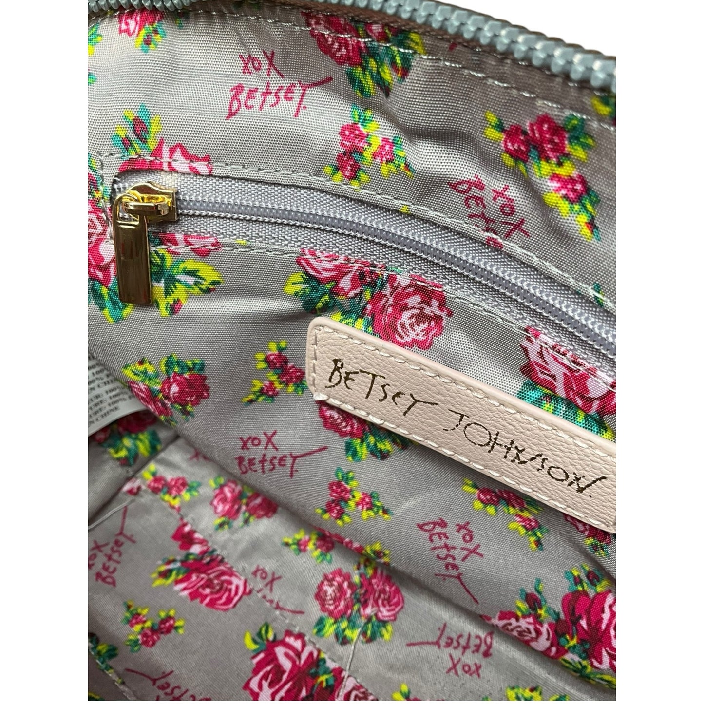 Betsey Johnson XO Anaya Crossbody with Scarf and Chain Strap