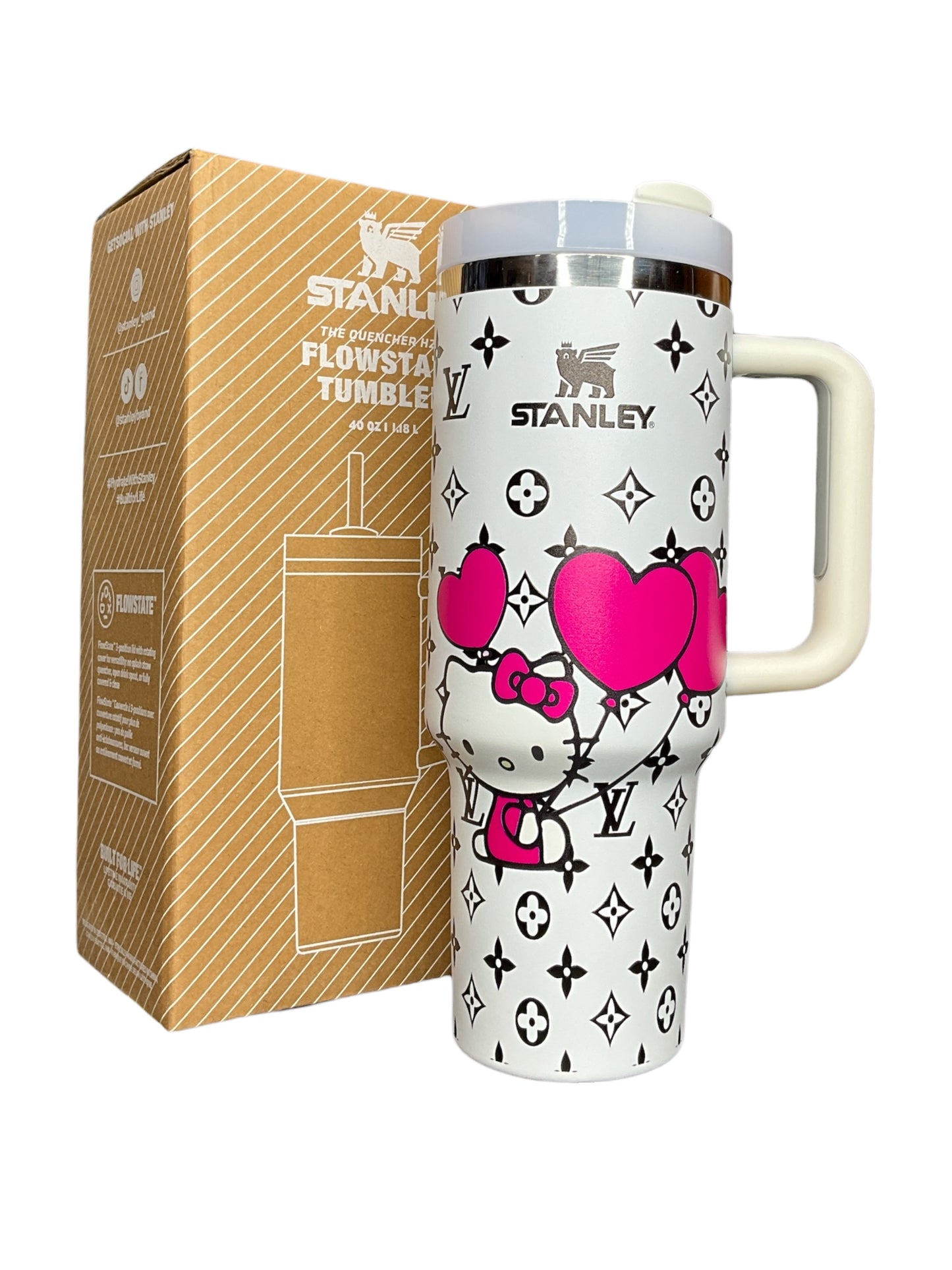 40 oz Fashion Tumblers – Luxury-Inspired Designs