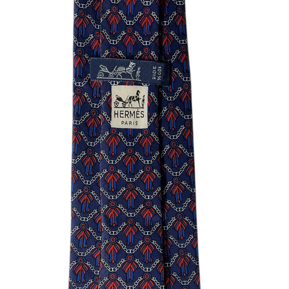 Elegant Hermes Silk Tie