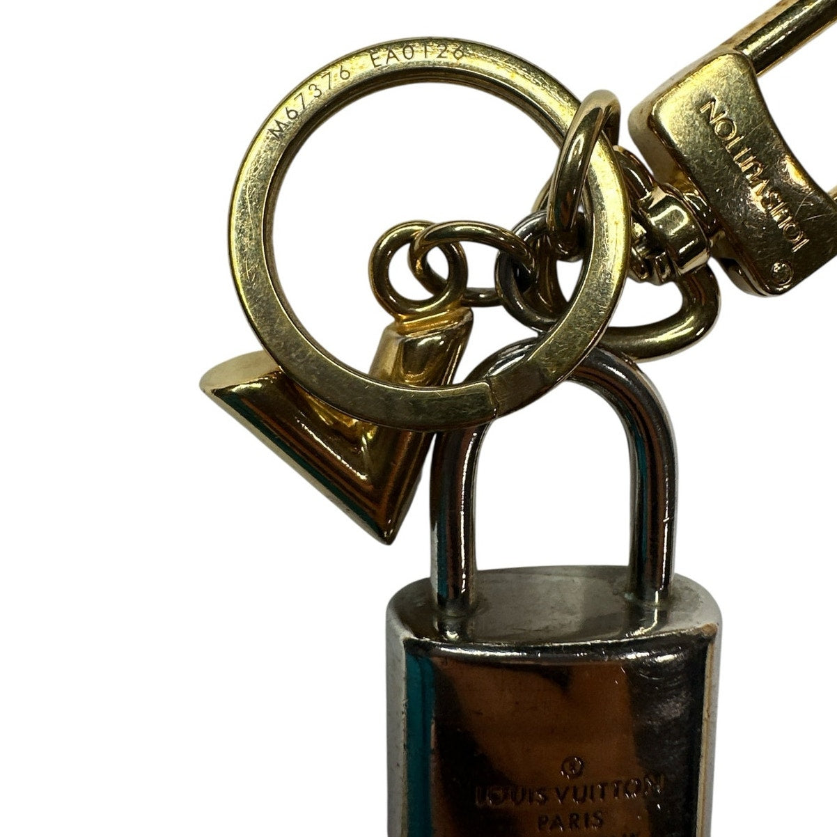 Louis Vuitton Kaleido V Padlock Keychain / Bag Charm