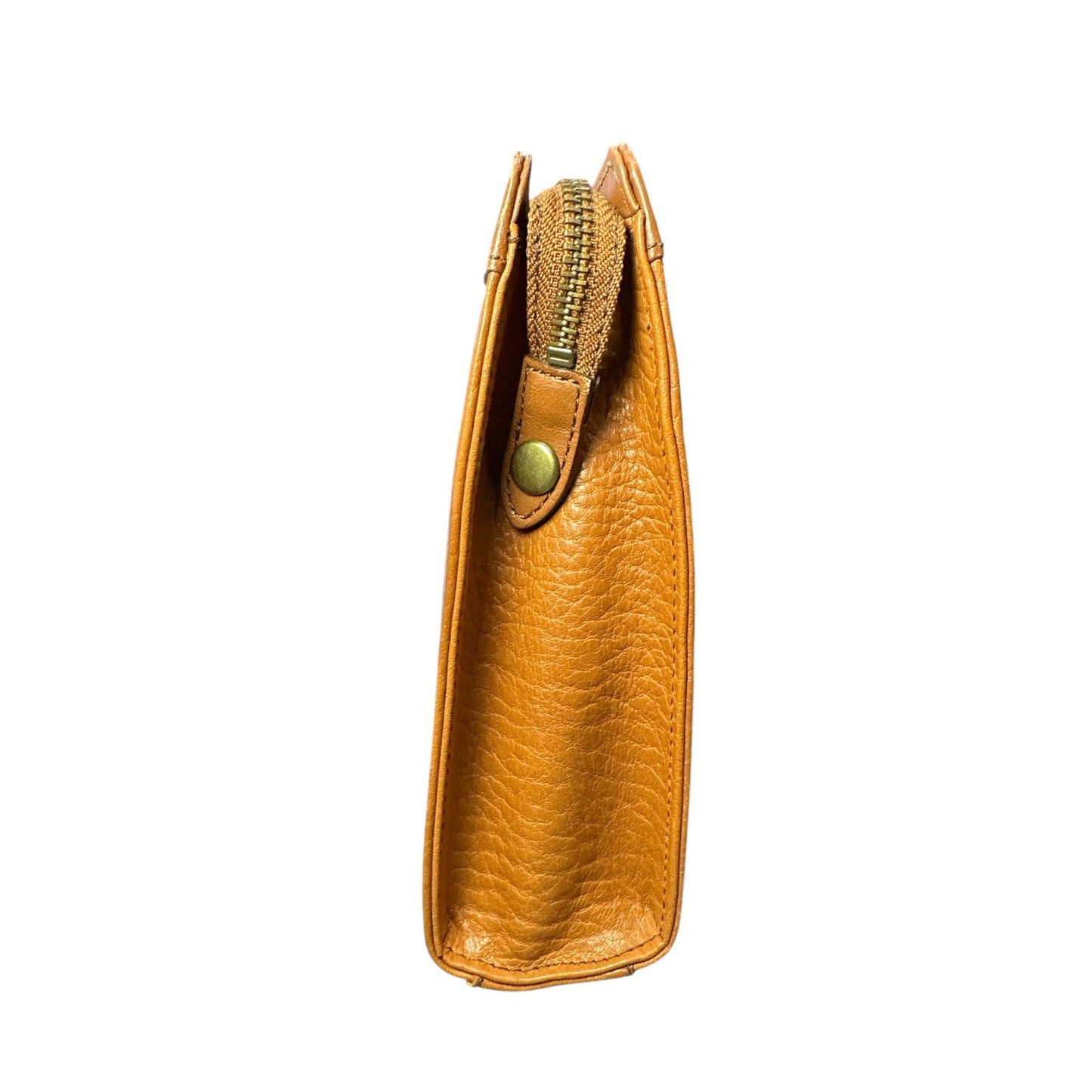 Burberry Cognac Leather Clutch