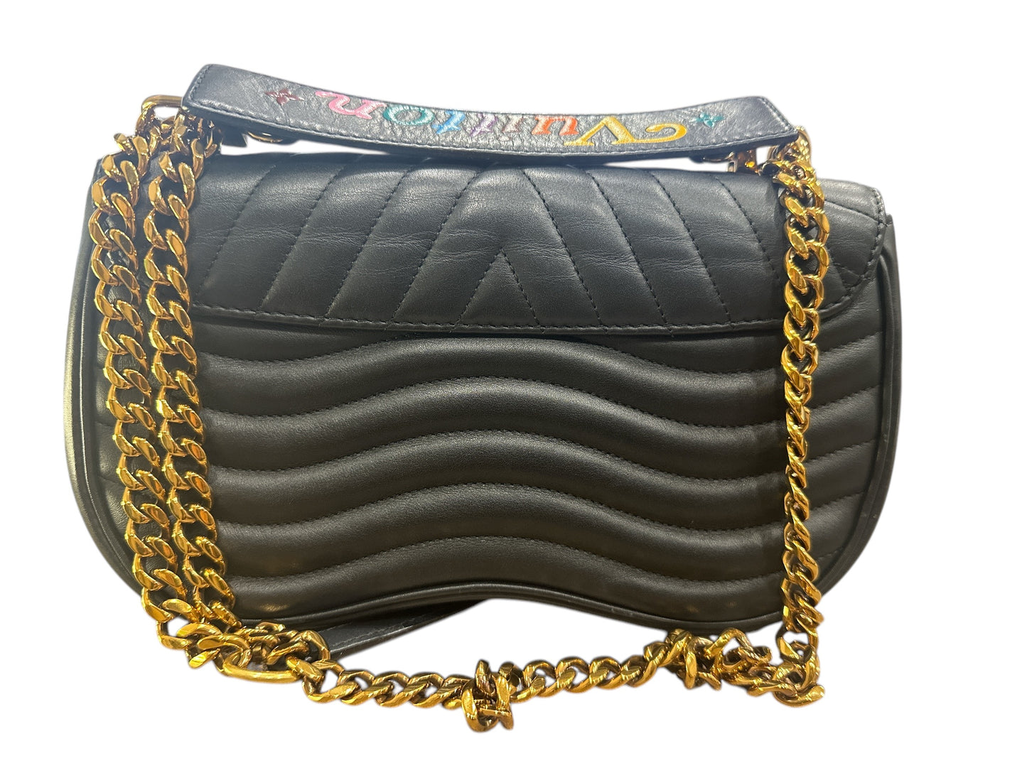 LOUIS VUITTON
Calfskin New Wave Chain MM Black - Clairely Amazing
