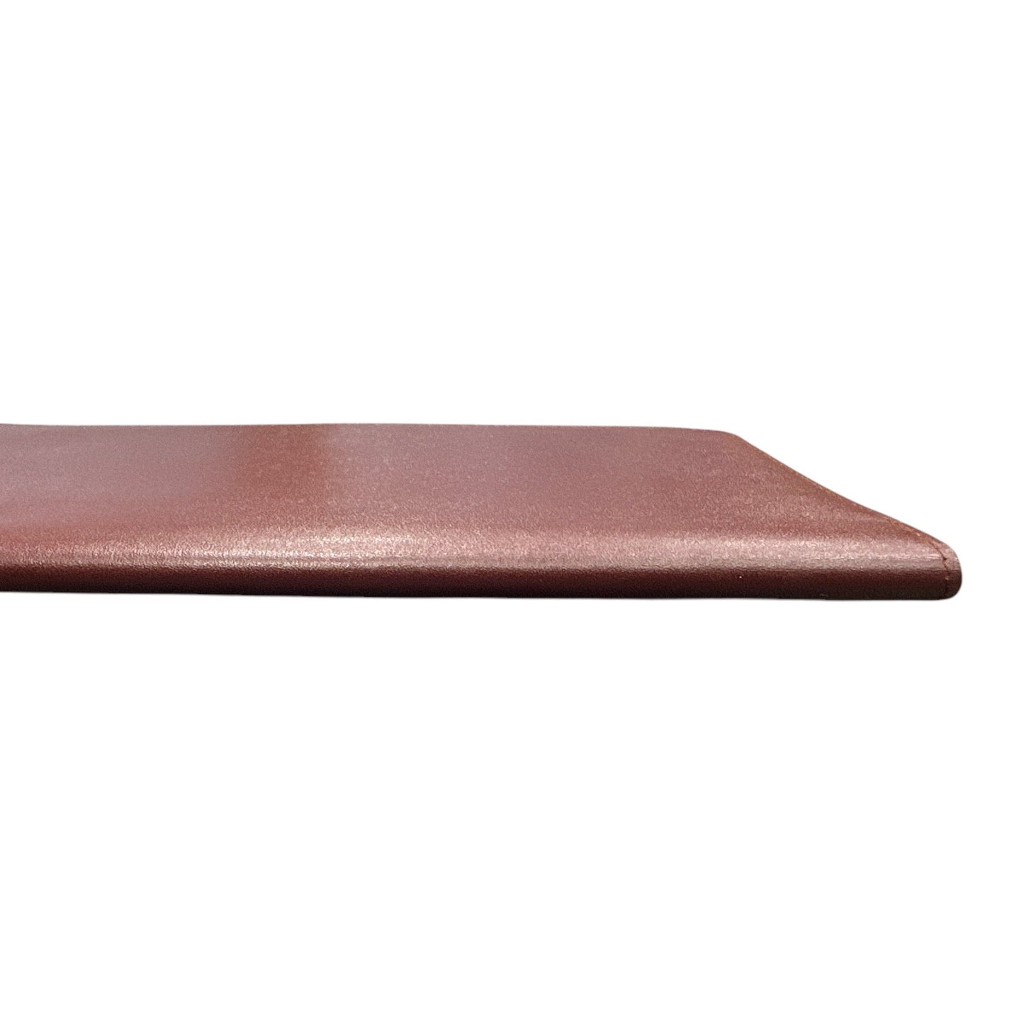 Cartier Long Wallet Mastline Red Gold leather Woman unisex Authentic Used - Clairely Amazing