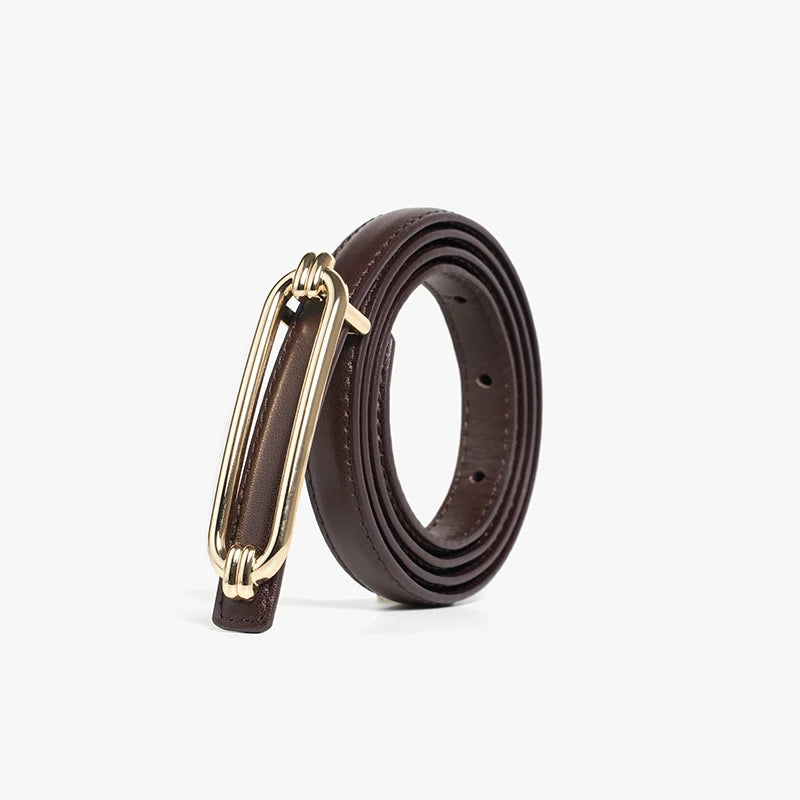 Skinny Leather Belt