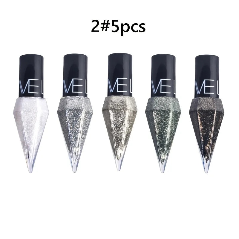 5-Piece Shimmering Liquid Eyeliner Set