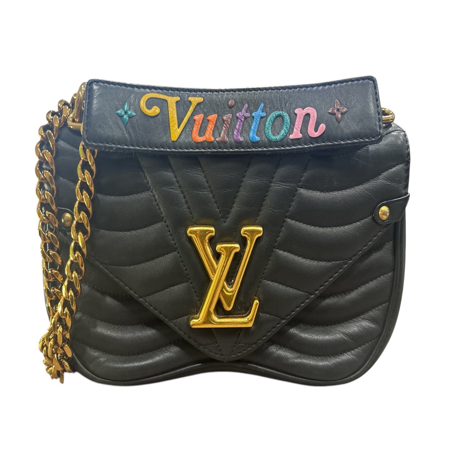 LOUIS VUITTON
Calfskin New Wave Chain MM Black - Clairely Amazing