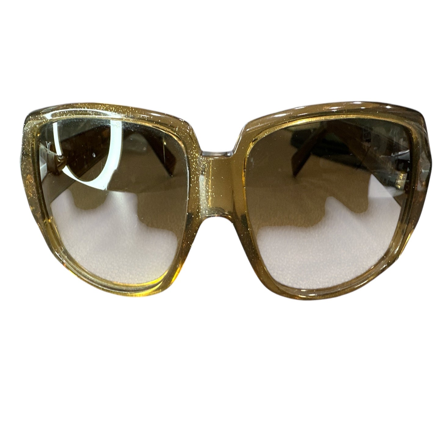 Louis Vuitton Brown Glitter Sunglasses - Clairely Amazing