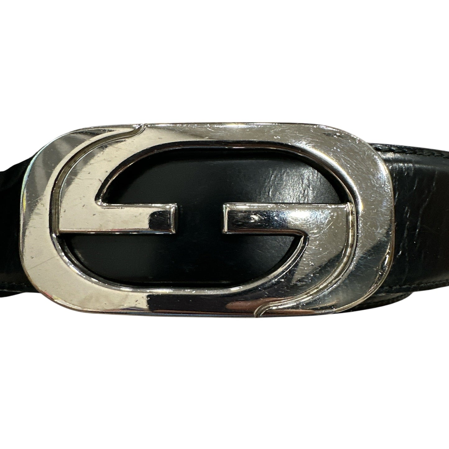 Gucci GG interlocking Silver Buckle Belt - Clairely Amazing
