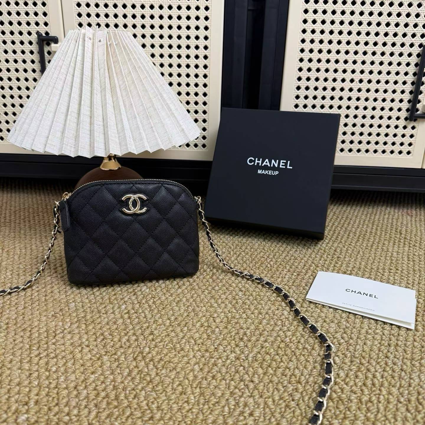 PREORDER DEPOSIT ONLY -CHANEL GWP Caviar Style Shell Crossbody Bag