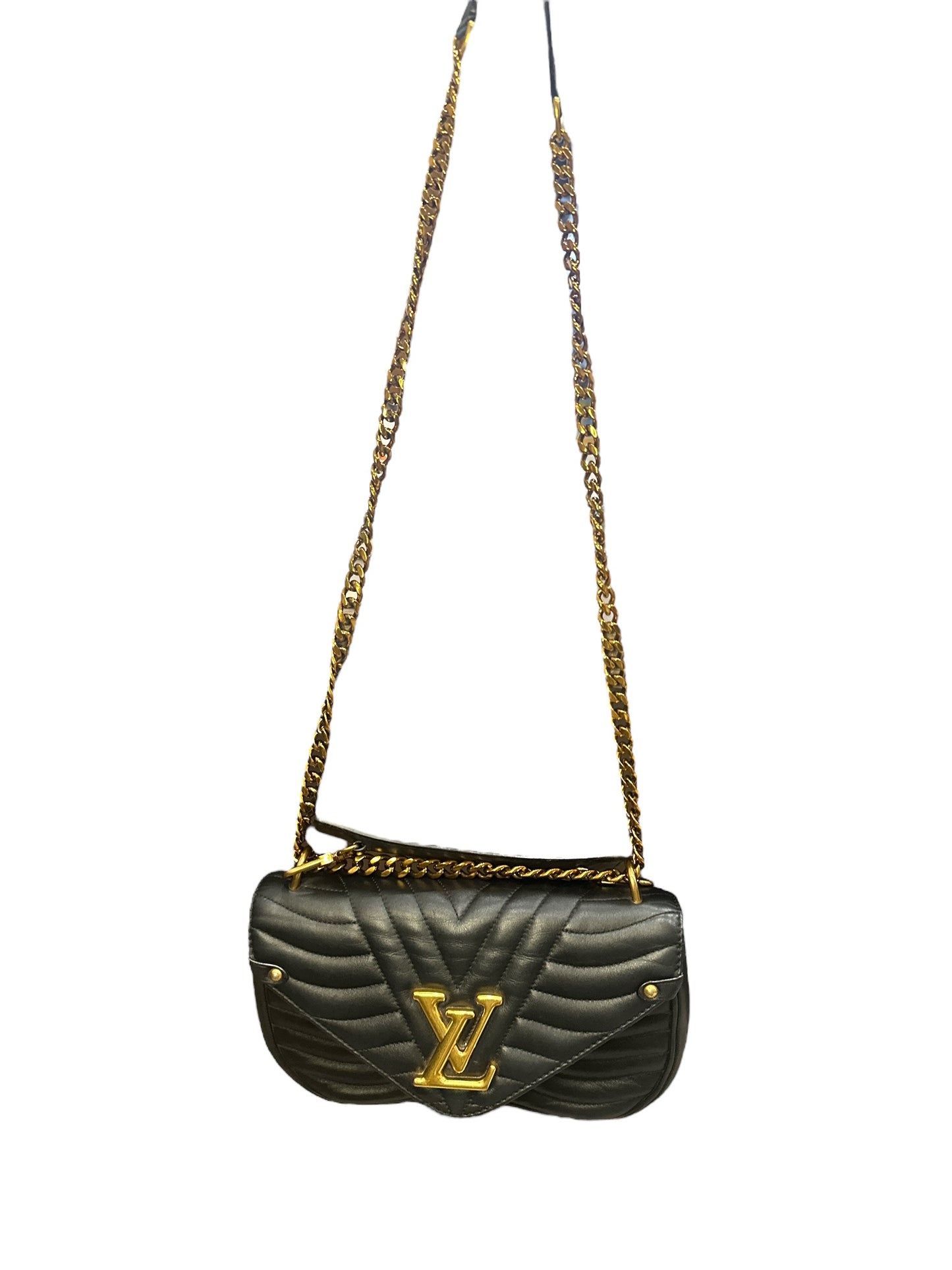 LOUIS VUITTON
Calfskin New Wave Chain MM Black - Clairely Amazing