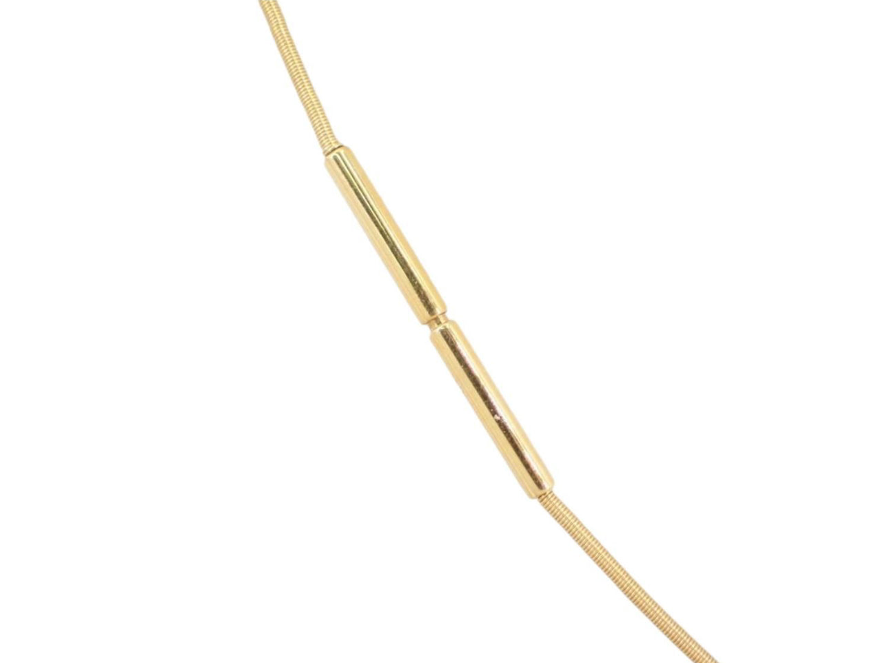 Hermes Gold Cage dH Cube Necklace Golden Orange - Clairely Amazing