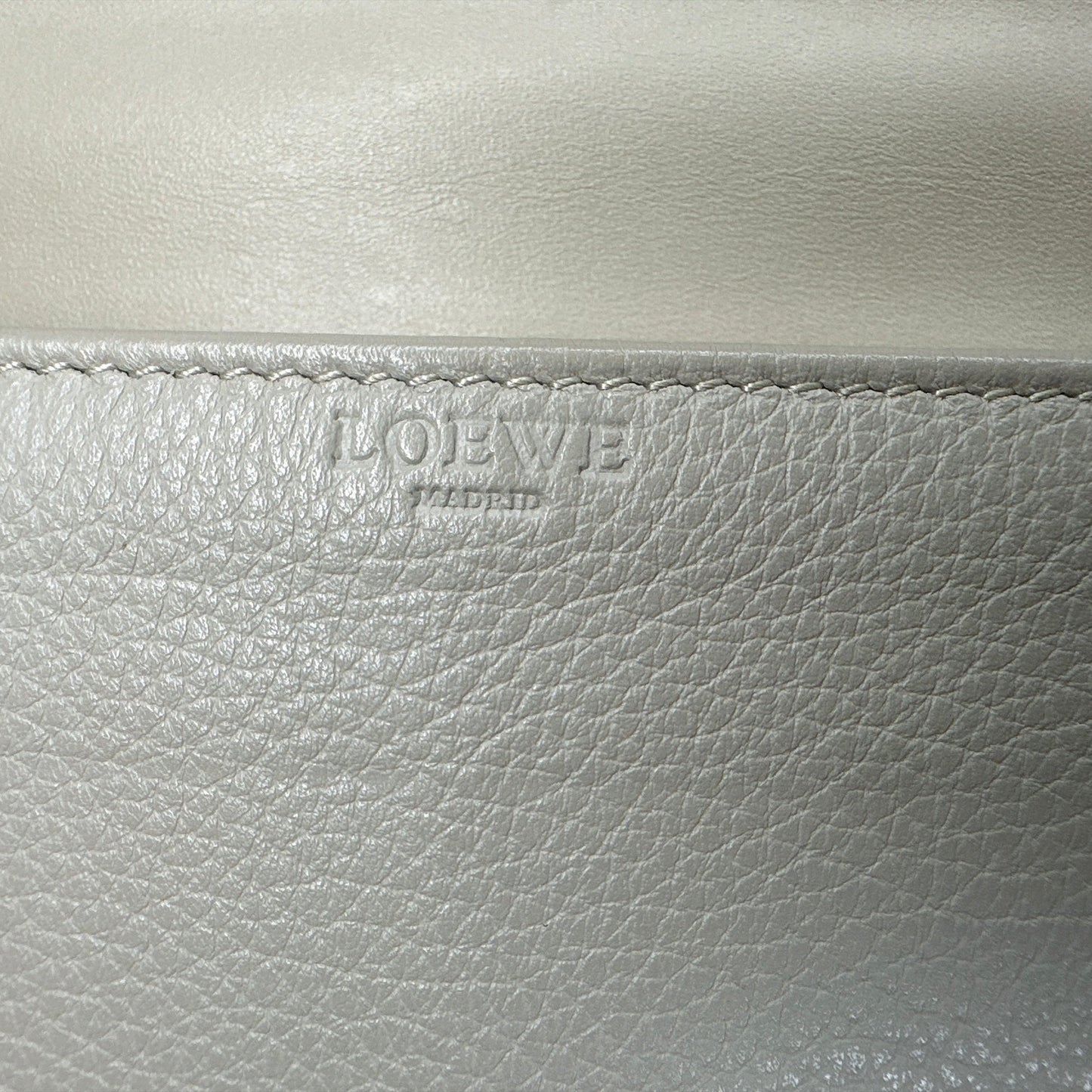LOEWE Beige/Brown Continental Bi-fold Wallet - Clairely Amazing