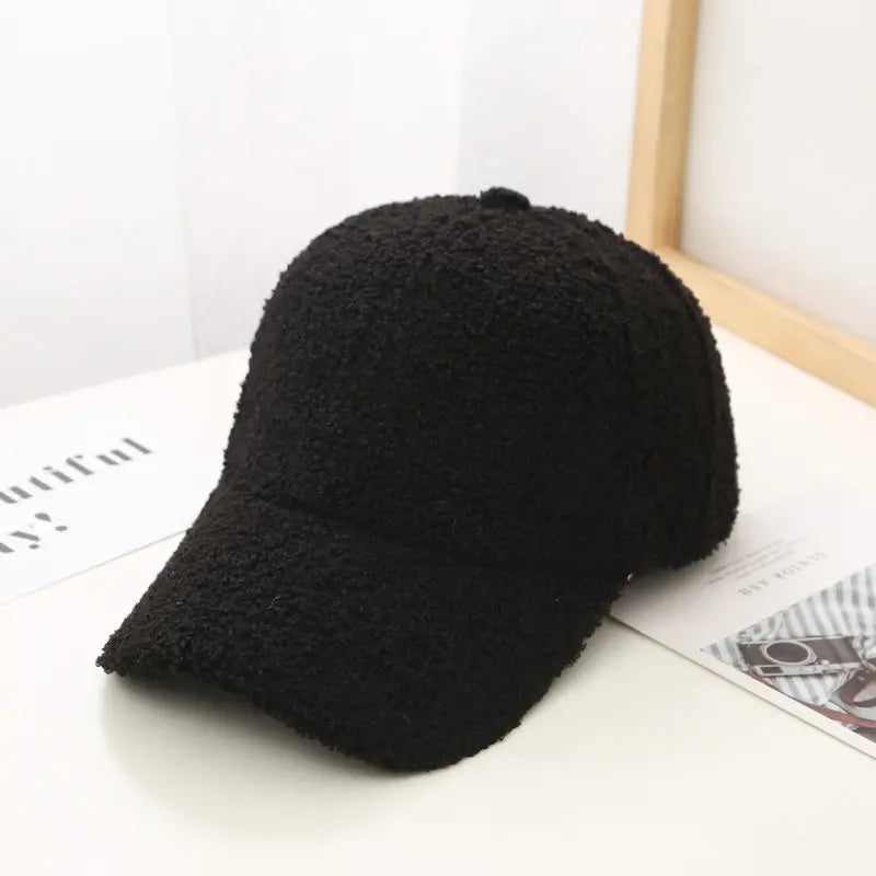 Women's Plush Baseball Cap
