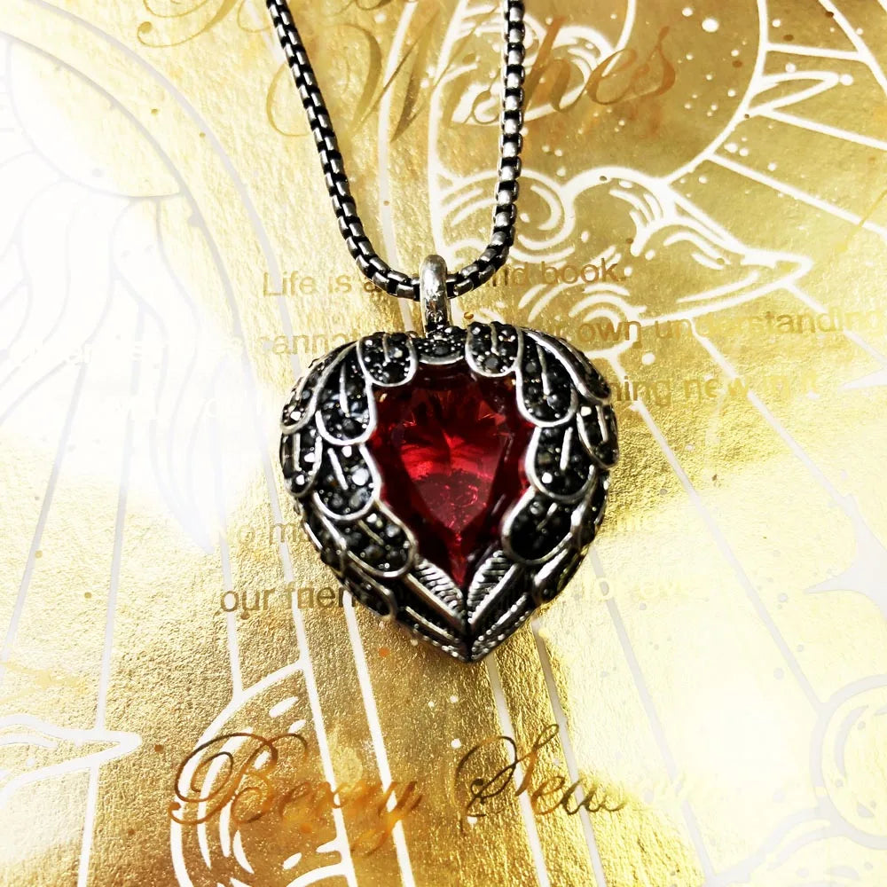 Winged Heart Necklace