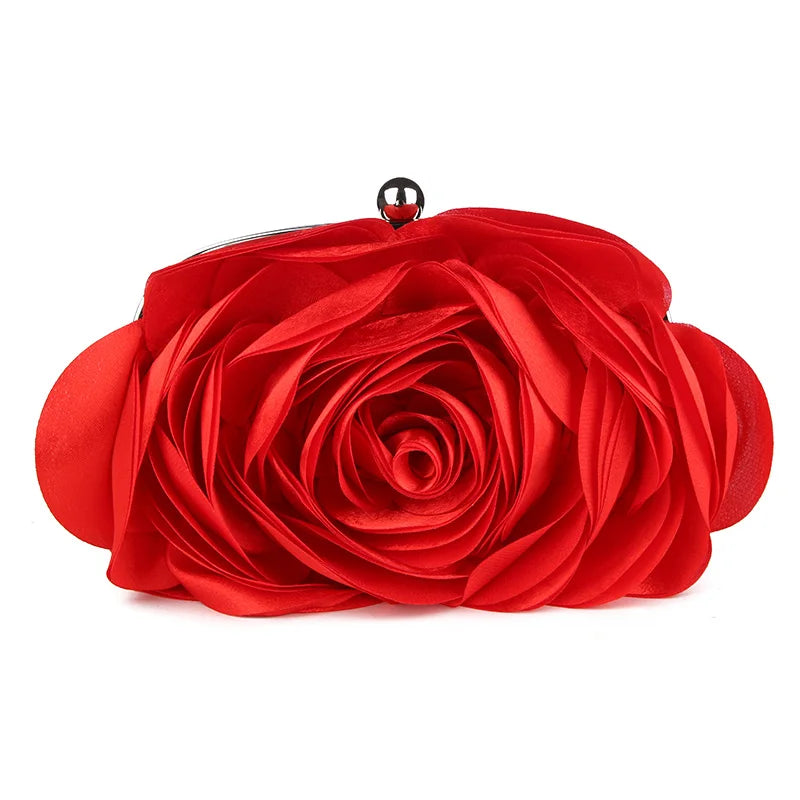 Floral Evening Clutch Bag