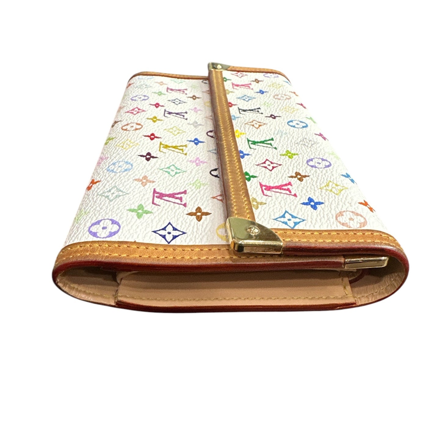 Louis Vuitton white Murakami Monogram Long Wallet - Clairely Amazing