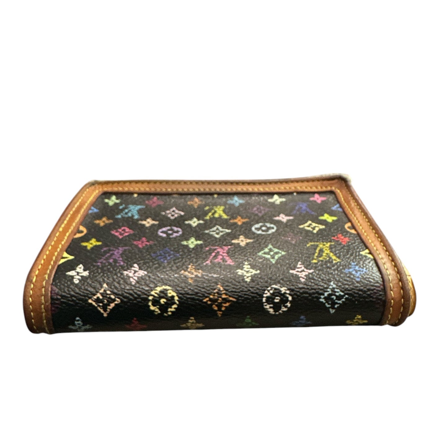 Louis Vuitton Black Murakami Monogram Porte-Monnaie Wallet - Clairely Amazing