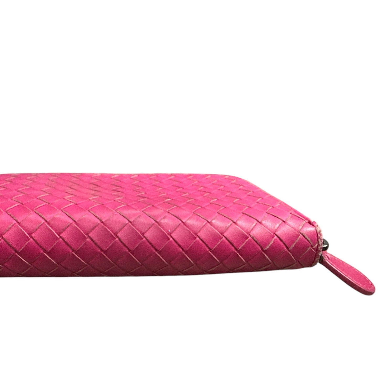 Bottega Veneta Pink Zippy Wallet - Clairely Amazing