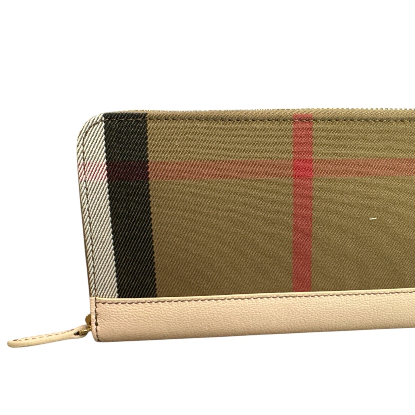 Burberry Large Check Zip Wallet - Clairely Amazing