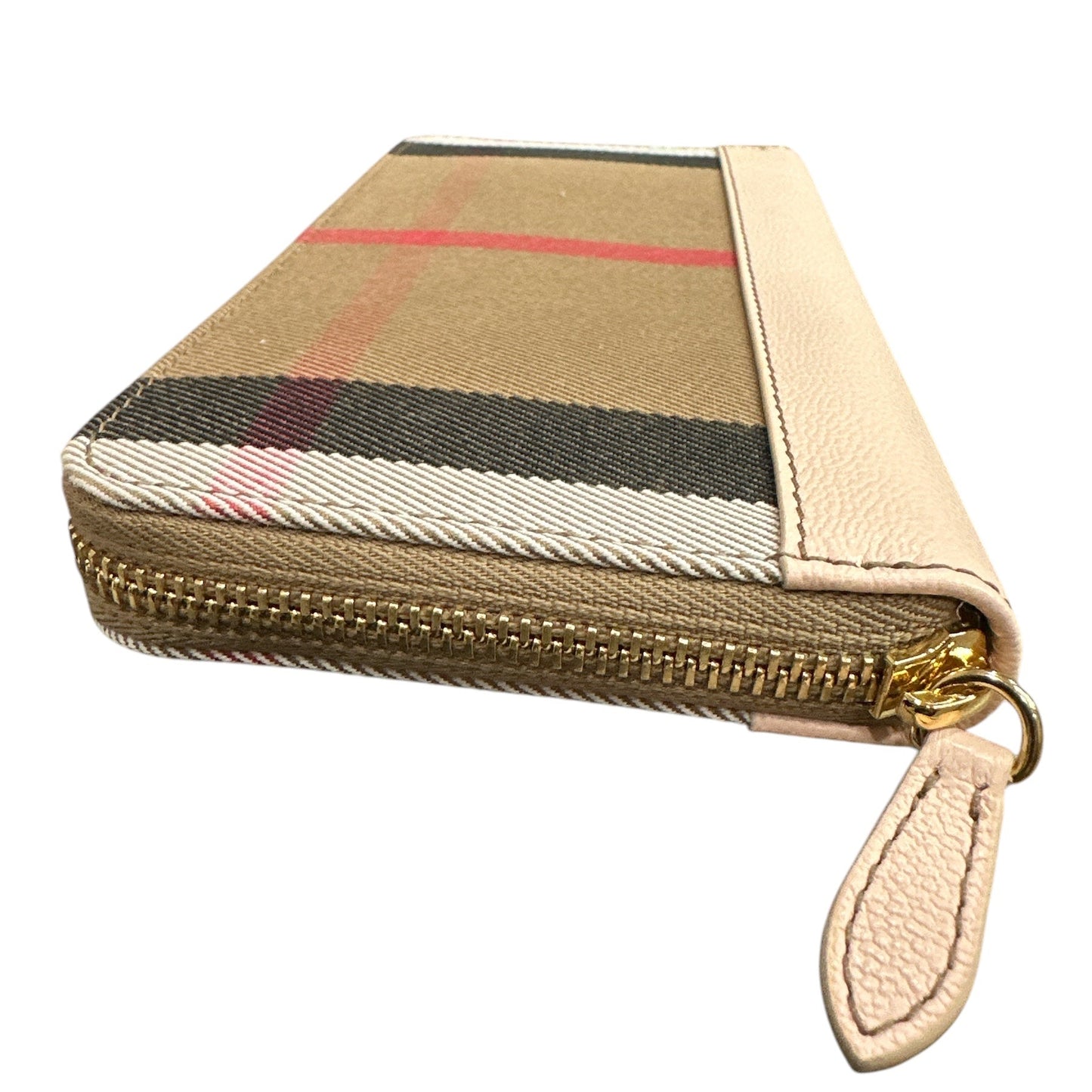 Burberry Large Check Zip Wallet - Clairely Amazing