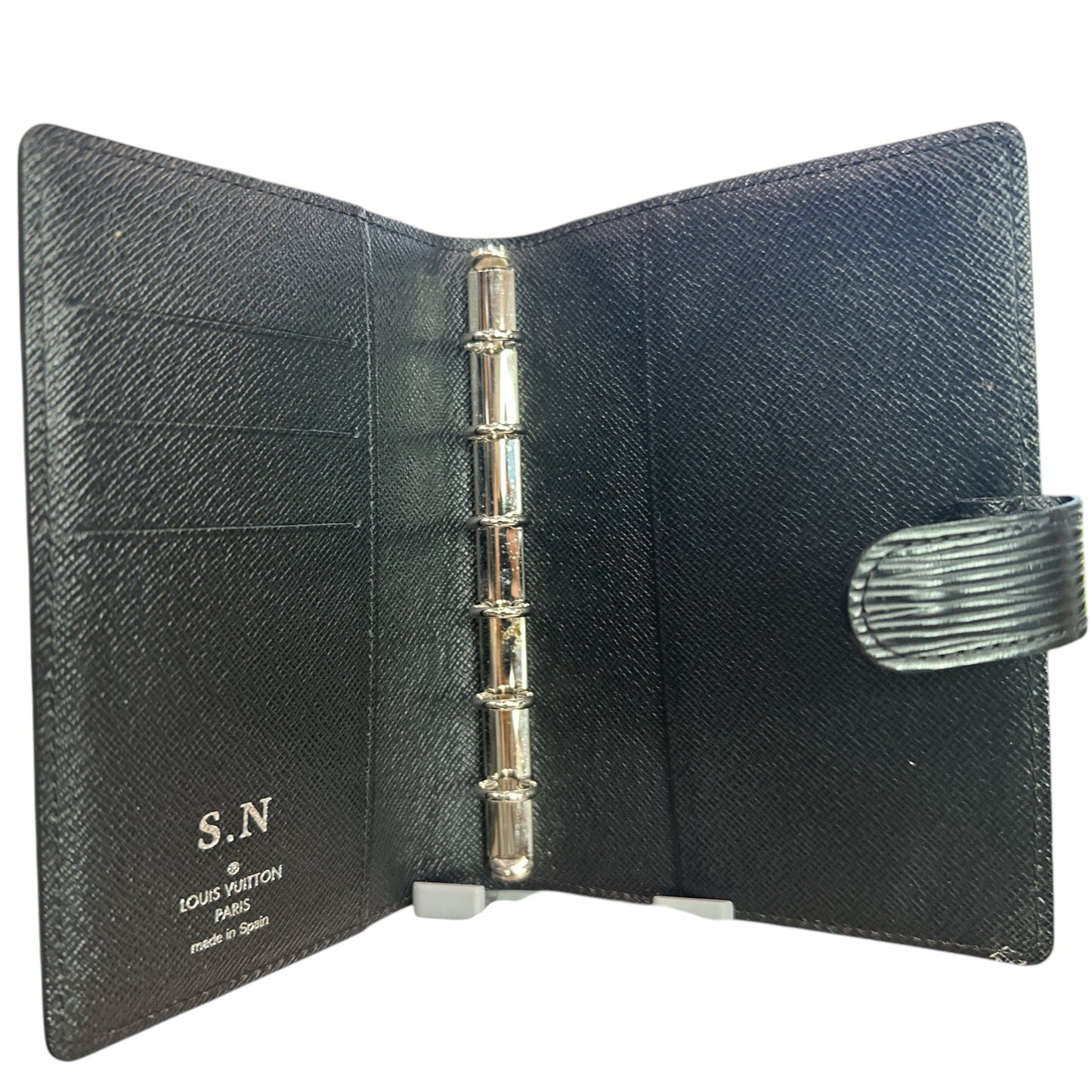 Louis Vuitton Epi Small Ring Agenda Cover Black - Clairely Amazing