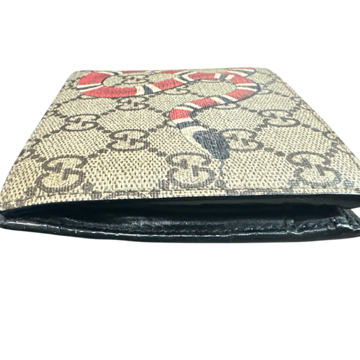 Gucci GG Supreme Canvas King Snake bifold wallet - Clairely Amazing