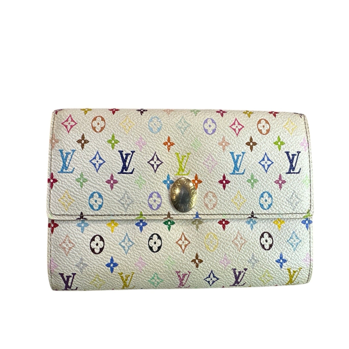 Louis Vuitton 2012 Multicolore Monogram Pattern Sarah Wallet - Clairely Amazing