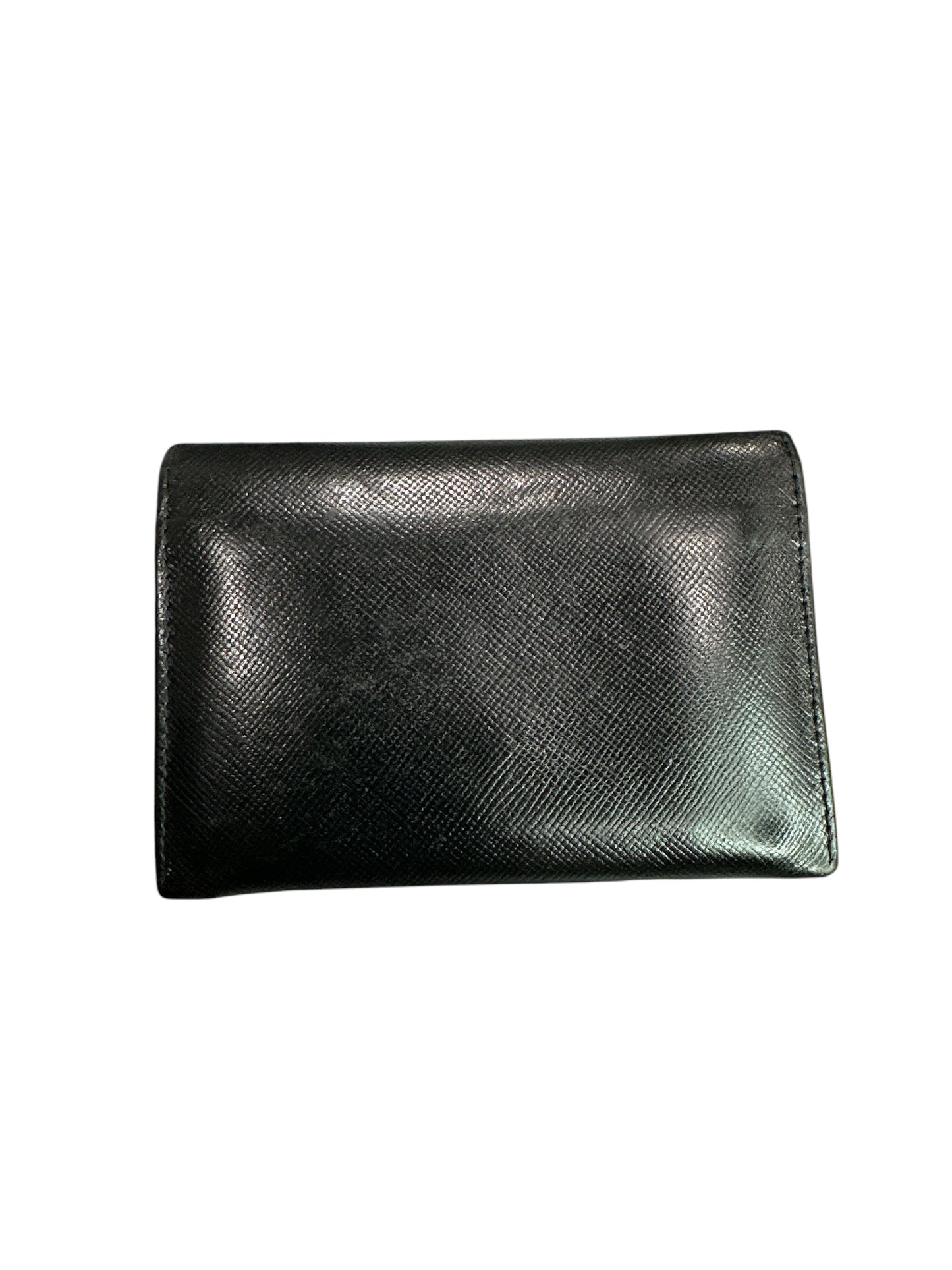 Prada Saffiano Leather Compact Wallet - Clairely Amazing