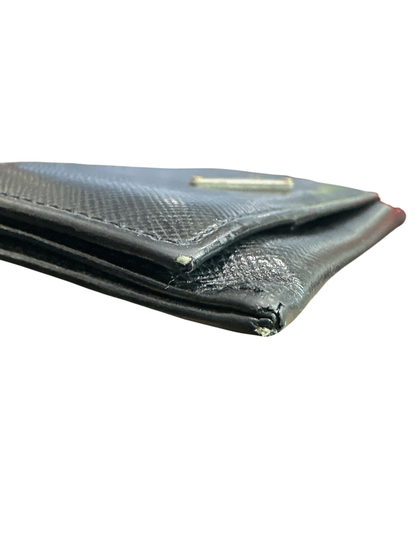 Prada Saffiano Leather Compact Wallet - Clairely Amazing